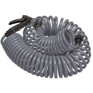 25 Foot Coil hose w/ Sprayer nozzle